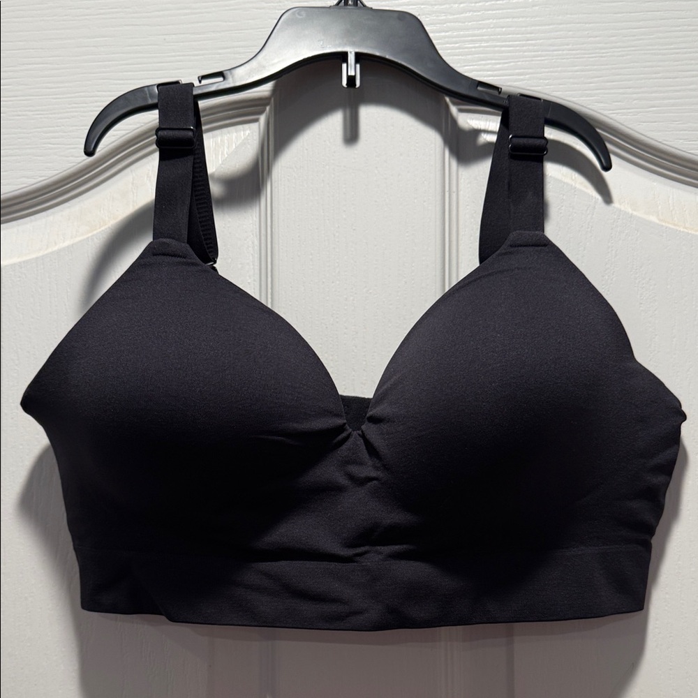 NWOT Shapermint Black Seamless Comfort Bra